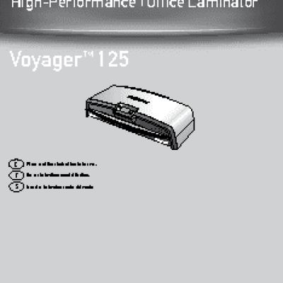 FELLOWES Voyager 125 A3