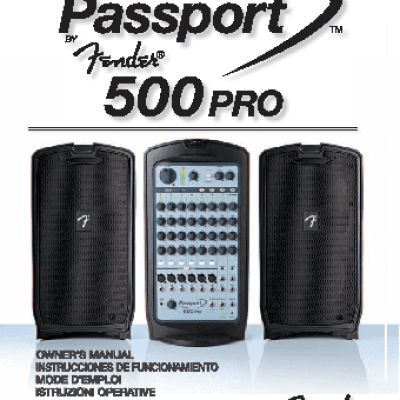FENDER PASSPORT 500 PRO