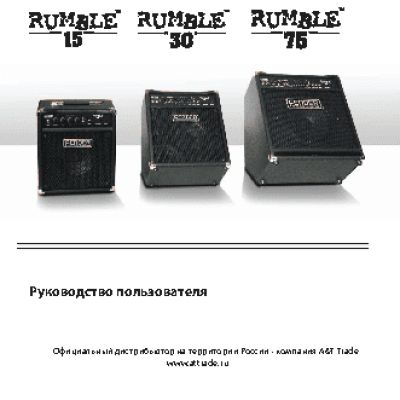 FENDER RUMBLE 15 COMBO NEW