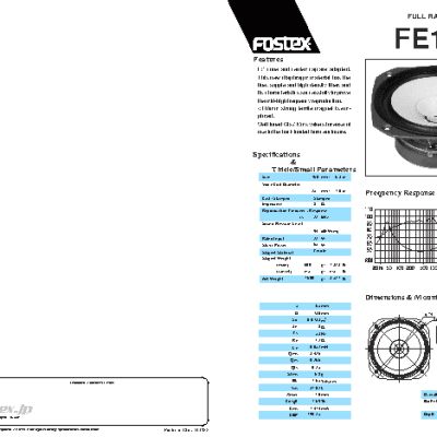 FOSTEX FE166En