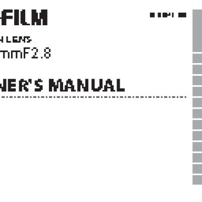 FUJIFILM XF 27mm F2.8