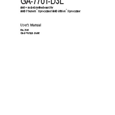 GIGABYTE GA-770T-D3L (rev. 3.1)