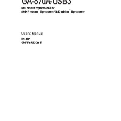 GIGABYTE GA-870A-USB3 (rev. 3.1)