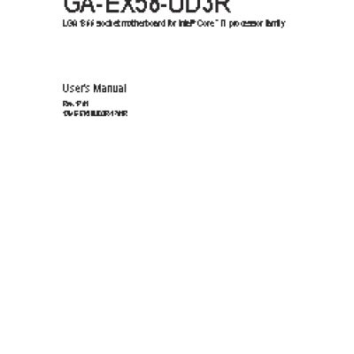 GIGABYTE GA-EX58-UD3R (rev. 1.7)
