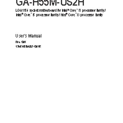GIGABYTE GA-H55M-UD2H (rev. 1.3)
