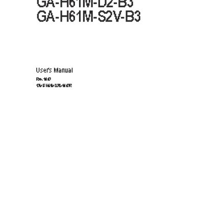 GIGABYTE GA-H61M-S2V-B3 (rev. 1.1)