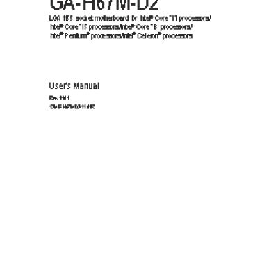 GIGABYTE GA-H67M-D2 (rev. 1.1)