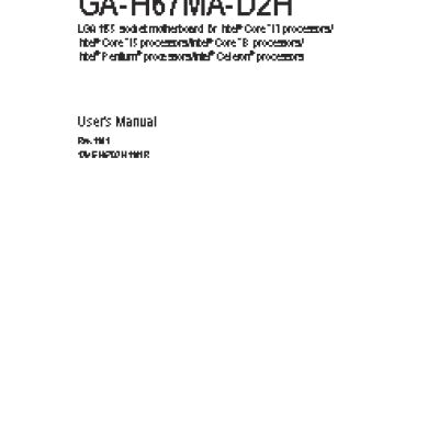 GIGABYTE GA-H67MA-D2H (rev. 1.1)