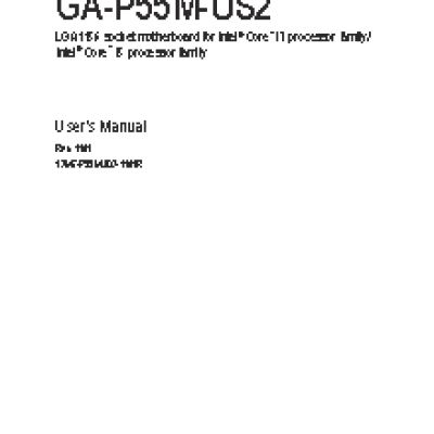 GIGABYTE GA-P55M-UD2 (rev. 1.1)