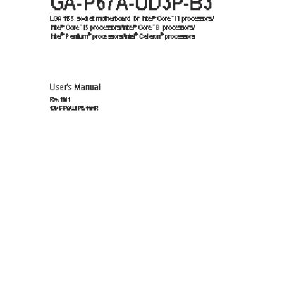 GIGABYTE GA-P67A-UD3P-B3 (rev. 1.1)