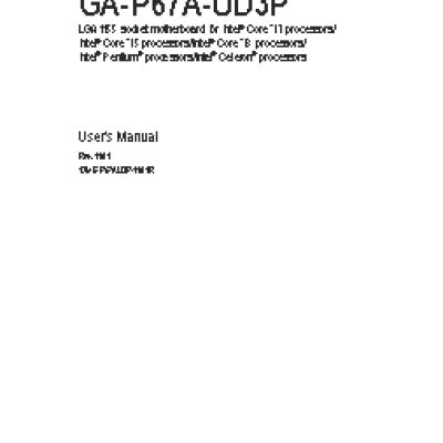 GIGABYTE GA-P67A-UD3P (rev. 1.1)