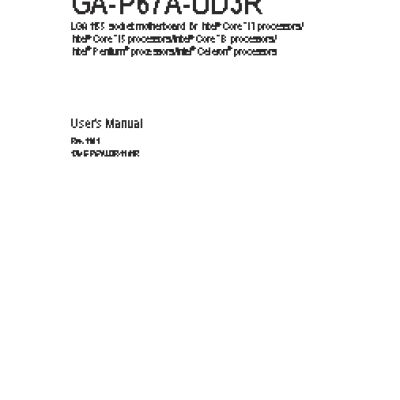 GIGABYTE GA-P67A-UD3R (rev. 1.1)