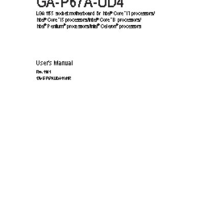 GIGABYTE GA-P67A-UD4 (rev. 1.1)