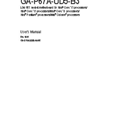 GIGABYTE GA-P67A-UD5-B3 (rev. 1.0)
