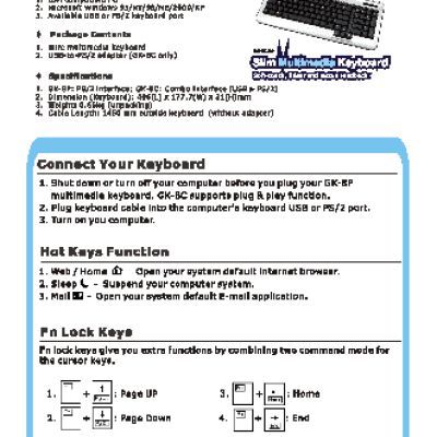 GIGABYTE GK-8C GK-8P