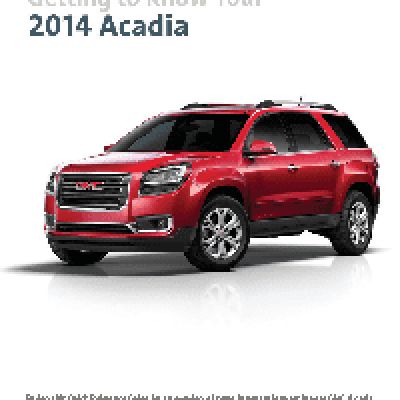 GMC ACADIA (2014) UM
