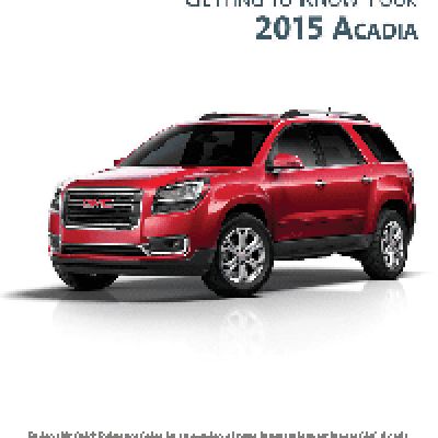 GMC ACADIA DENALI (2015) UM