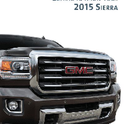 GMC SIERRA 1500 (2015) UM