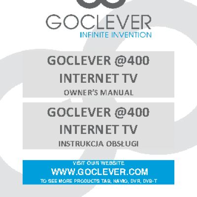 GOCLEVER DVB-T 400 INTERNET TV