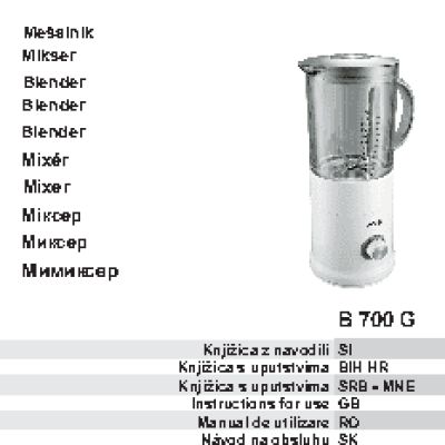 GORENJE B 700 G