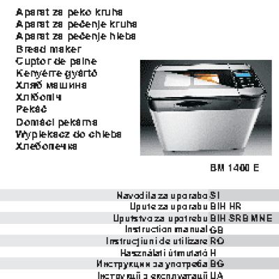 GORENJE BM 1400 E