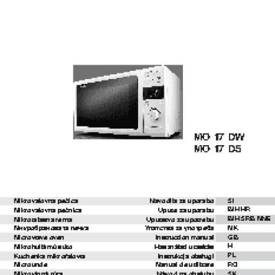 GORENJE MO 17 DS