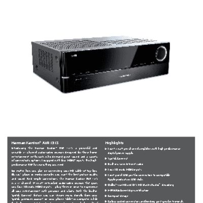HARMAN KARDON AVR 151S