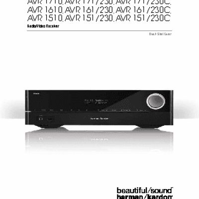 HARMAN KARDON AVR 161