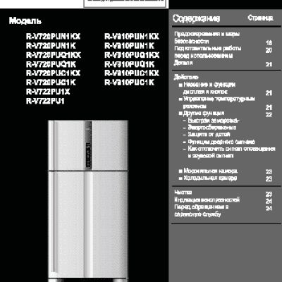 HITACHI R-V 722 PU1X INX