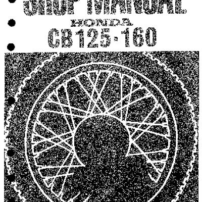 HONDA CB125 CB160 (1972)