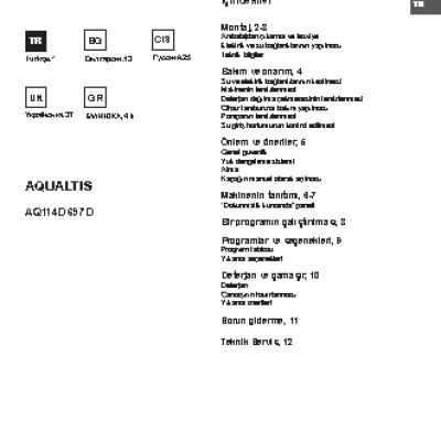 HOTPOINT-ARISTON AQ114D 697D EU/B