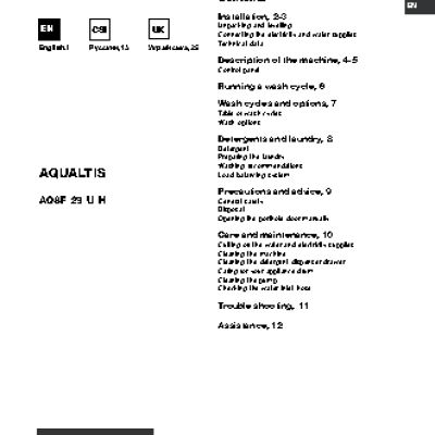 HOTPOINT-ARISTON AQ8F 29 U H