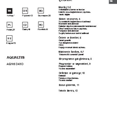 HOTPOINT-ARISTON AQ 105 D 49 D EU/B Aqualtis