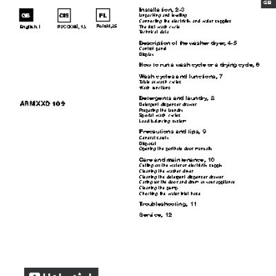 HOTPOINT-ARISTON ARMXXD 109