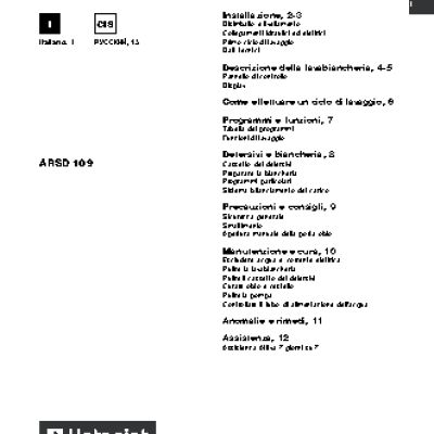 HOTPOINT-ARISTON ARSD 109