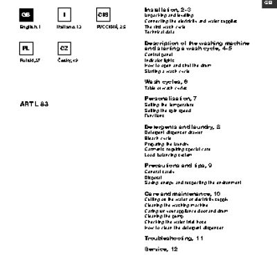 HOTPOINT-ARISTON ARTL 83