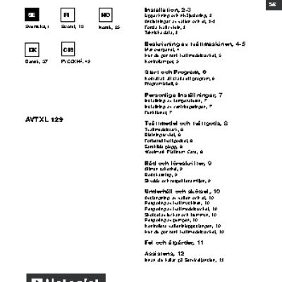 HOTPOINT-ARISTON AVTXL 129