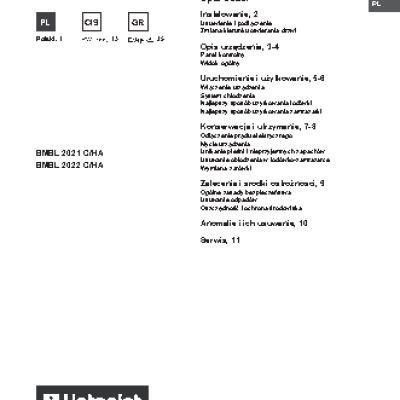 HOTPOINT-ARISTON BMBL 2021 C HA