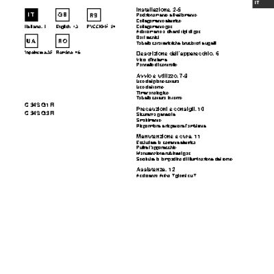 HOTPOINT-ARISTON C 34S G1 (W) (X)
