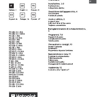 HOTPOINT-ARISTON FH 82 C IX HA