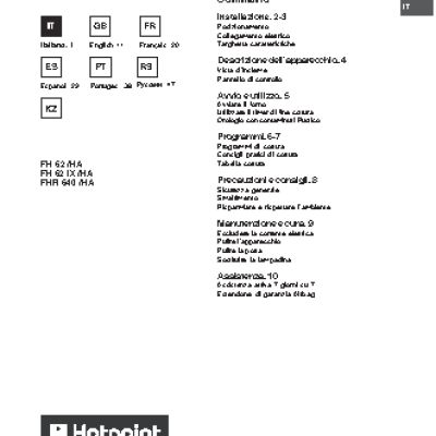 HOTPOINT-ARISTON FHR 640 (OW) HA