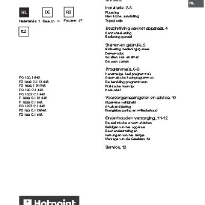 HOTPOINT-ARISTON FQ 1037 C.1 (GR) HA