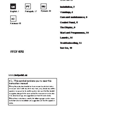 HOTPOINT-ARISTON FTCF 87B 6H