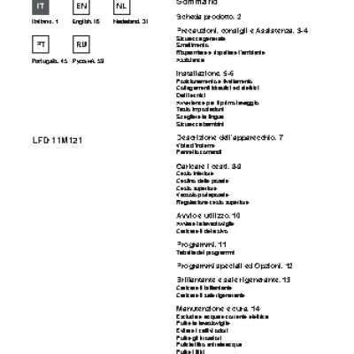 HOTPOINT-ARISTON LFD 11M121 OCX EU