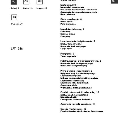 HOTPOINT-ARISTON LFT 216