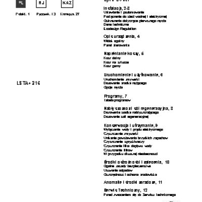 HOTPOINT-ARISTON LSTA+ 216 A/HA