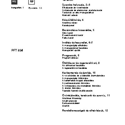 HOTPOINT-ARISTON PFT 834 X