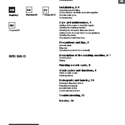 HOTPOINT-ARISTON RPD 926 DD EU