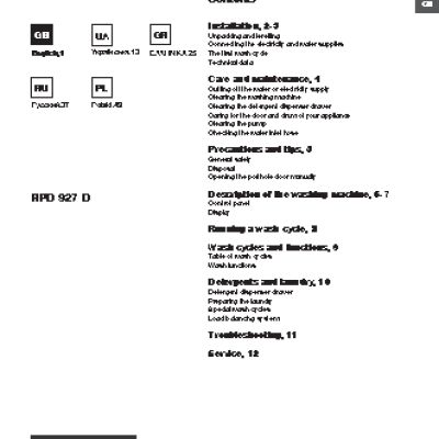 HOTPOINT-ARISTON RPD 927 DX EU