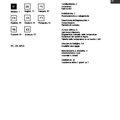 HOTPOINT-ARISTON WL 36 A/HA